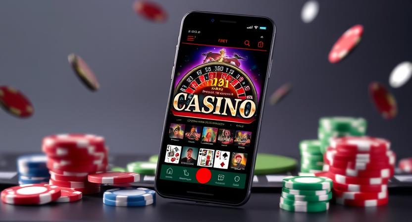 BG33 mobile casino app interface